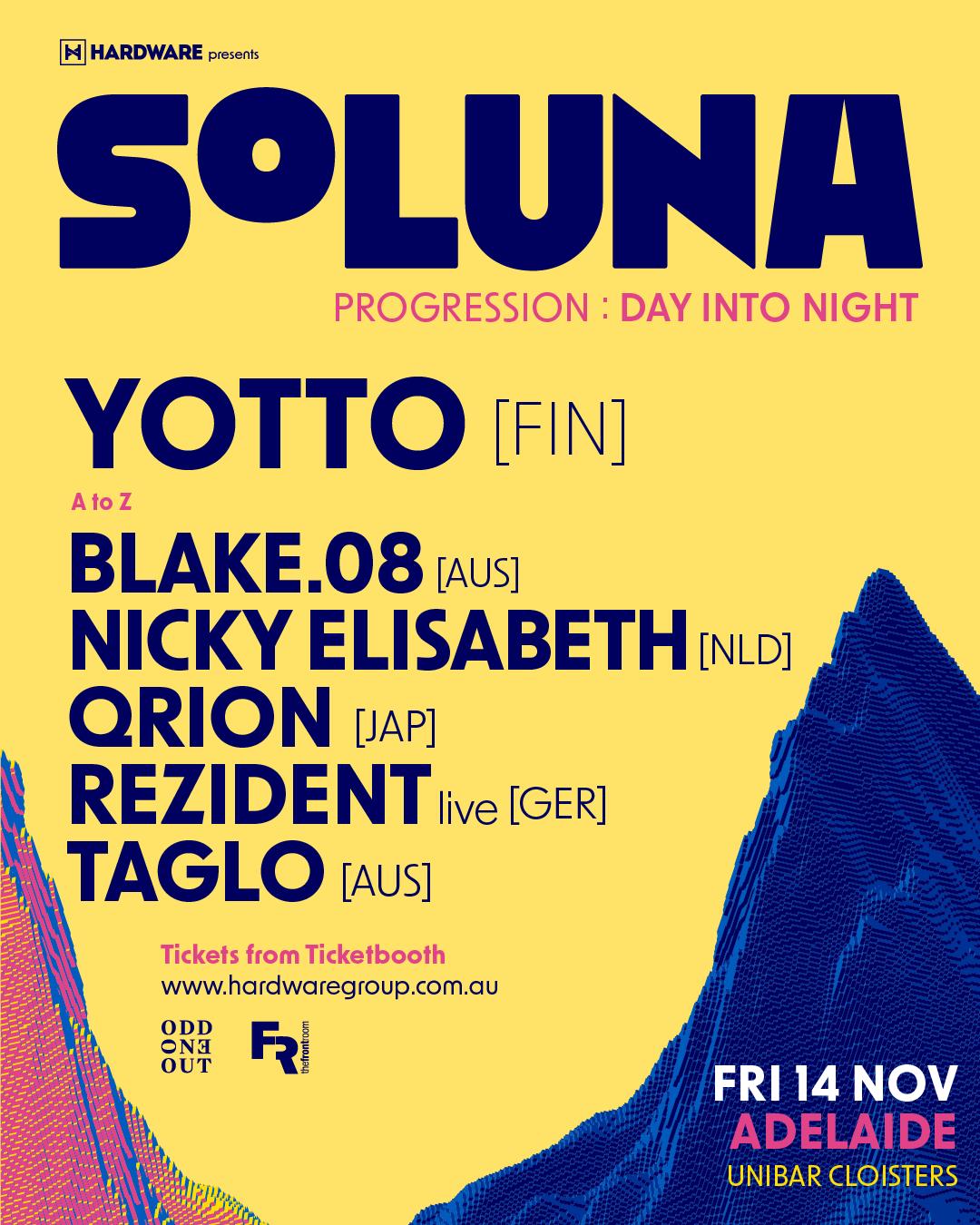 Soluna: Yotto + guests poster